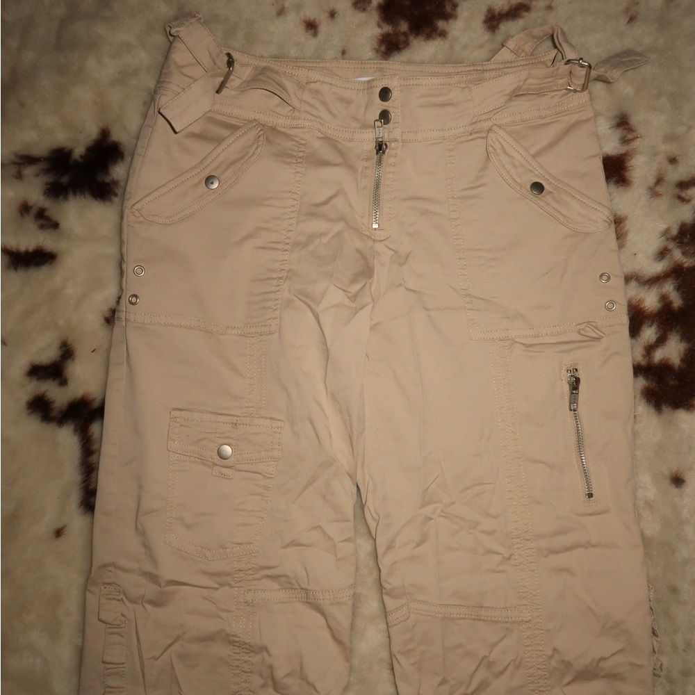 I AM GIA tan cargo pants